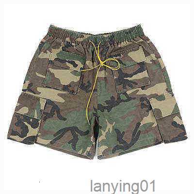 Designer Rhude Camouflage Shorts Drawstring Multi-pocket Beach Pants Loose High Street Overalls Five-point Men' Casual High-quality 001
Designer Rhude Camouflage Shorts Drawstring Multi-pocket Beach Pants Loose High Street Overalls Five-point Men' Casual High-quality 001