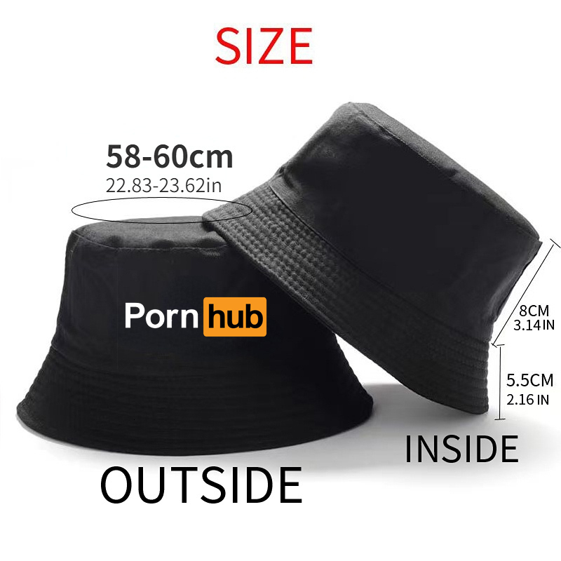 Wide Brim Hats Bucket Hats PornHub Bob Bucket Hats Men Women Cotton Outdoor Reversible Caps Fisherman Hat Girl Boy Chapeau Panama Bob Hat 230306
