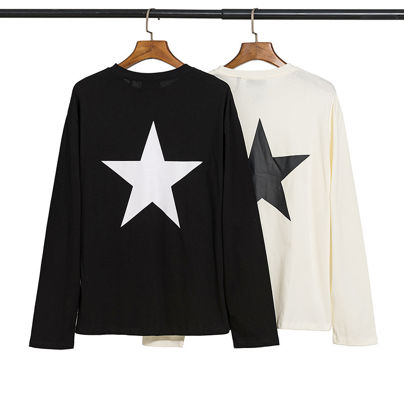 Thin model hoodless long-sleeved men's hoodie women's hoodie five-pointed star pattern pure cotton hoodie fashion couple clothing casual home clothes leggings, White
Thin model hoodless long-sleeved men's hoodie women's hoodie five-pointed star pattern pure cotton hoodie fashion couple clothing casual home clothes leggings, White