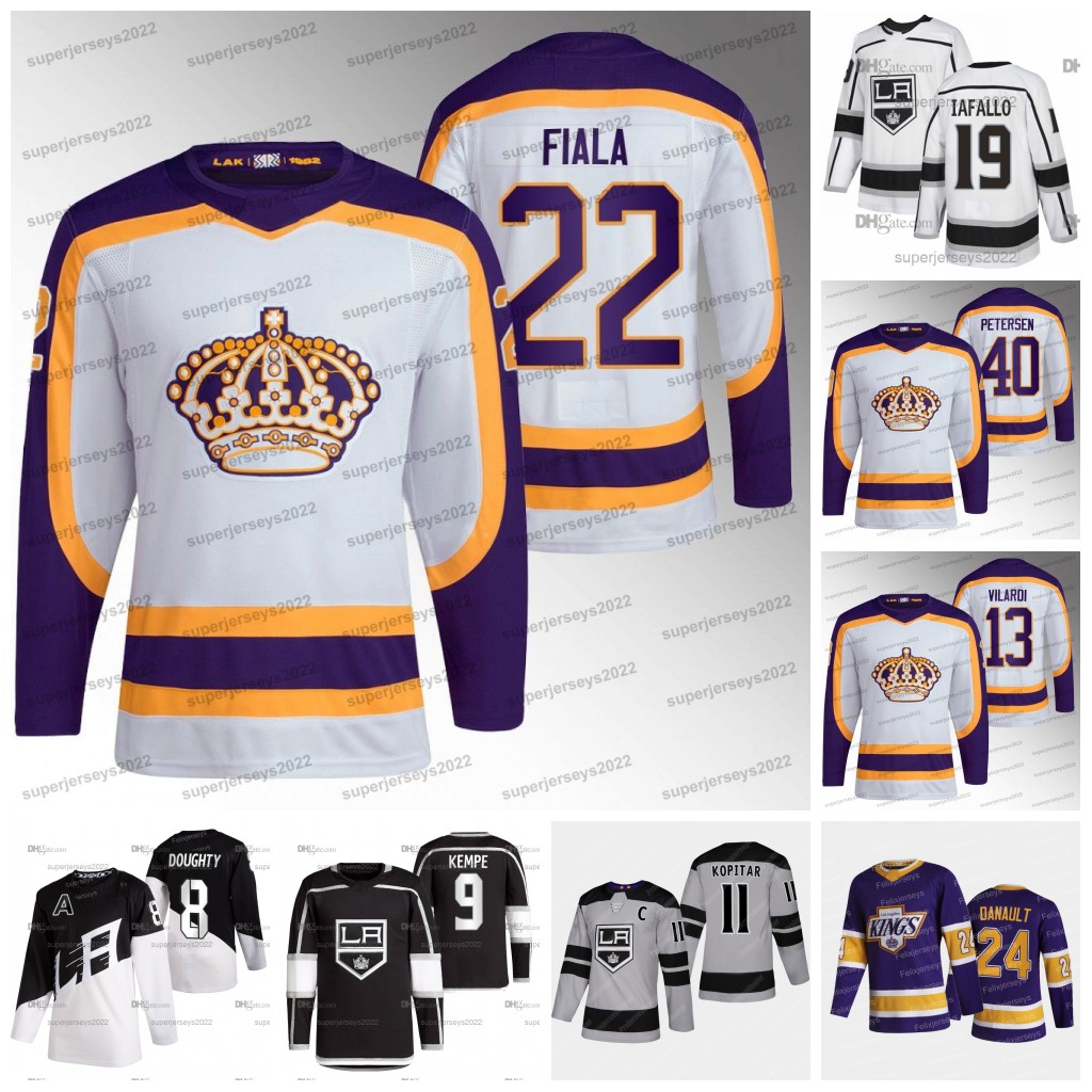 LA 70 Joonas Korpisalo Kevin Fiala Kings Jersey Anze Kopitar Adrian Kempe Drew Doughty Cal Petersen Phillip Danault Gabriel Vilardi Zack MacEwen Alex Iafallo, Home jersey youth s-xl
LA 70 Joonas Korpisalo Kevin Fiala Kings Jersey Anze Kopitar Adrian Kempe Drew Doughty Cal Petersen Phillip Danault Gabriel Vilardi Zack MacEwen Alex Iafallo, Home jersey youth s-xl
