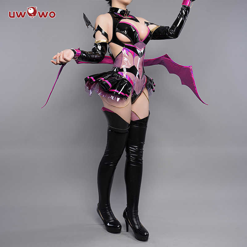 Anime Costumes In Stock UWOWO Cat Pink Eviltia Avelukia Action Figure Anime Figure Model Cosplay Eviltia Come Halloween Come Full Z0301