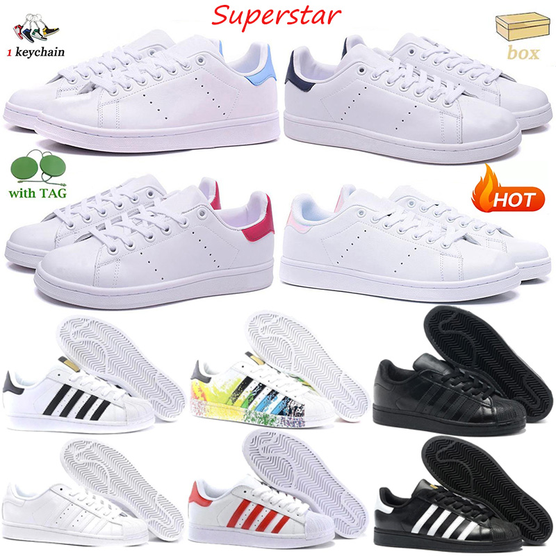 Mens Womens Smith Casual Shoes superstar green rainbow sliver triple black Sneakers MenSport shoes EUR 36 45, Navy blue
Mens Womens Smith Casual Shoes superstar green rainbow sliver triple black Sneakers MenSport shoes EUR 36 45, Navy blue
