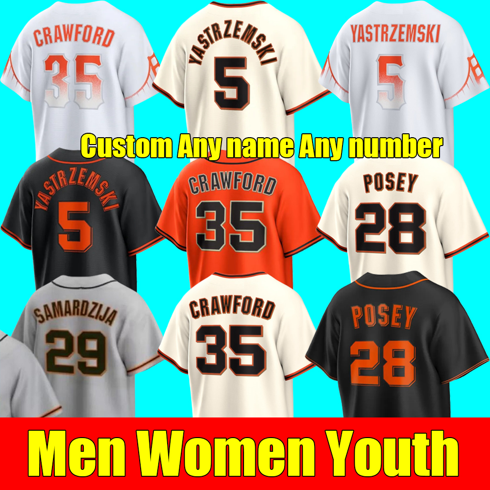2023 S-4XL Baseball Jerseys San 5 Mike Yastrzemski 35 Brandon Crawford Francisco Men Women Kids Giants Evan Longoria Joc Pederson Brandon Buster Posey Will Clark, As shown in illustration
2023 S-4XL Baseball Jerseys San 5 Mike Yastrzemski 35 Brandon Crawford Francisco Men Women Kids Giants Evan Longoria Joc Pederson Brandon Buster Posey Will Clark, As shown in illustration