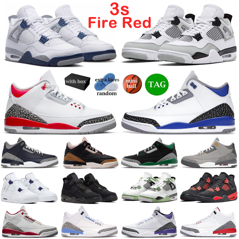 4s 3s With box basketball shoes men jumpman fire red Racer Blue Cool Grey 4 Midnight Navy Military Black seafoam Black Cat trainers outdoor
4s 3s With box basketball shoes men jumpman fire red Racer Blue Cool Grey 4 Midnight Navy Military Black seafoam Black Cat trainers outdoor