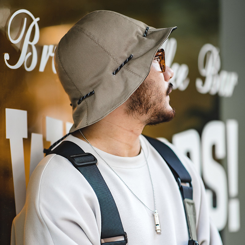 Wide Brim Hats Bucket Panting Mask Made Adjustable Unisex Two Sided Fit Portable Task Surface Board Usage Double RetroEmber Global Voices 230303