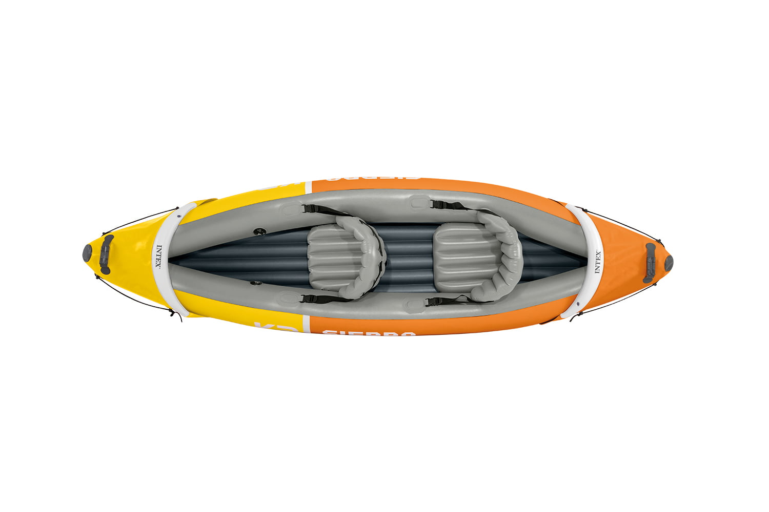 Intex Sierra K2 Inflatable Kayak with Oars and Hand Pump hula weight