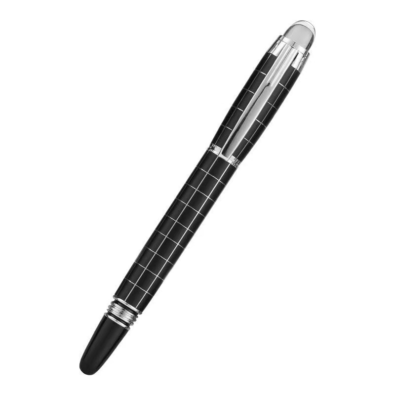 pen 5A Crystal on Top Black and Silver Circle Cove M Rollerball Pen With Series Number
pen 5A Crystal on Top Black and Silver Circle Cove M Rollerball Pen With Series Number