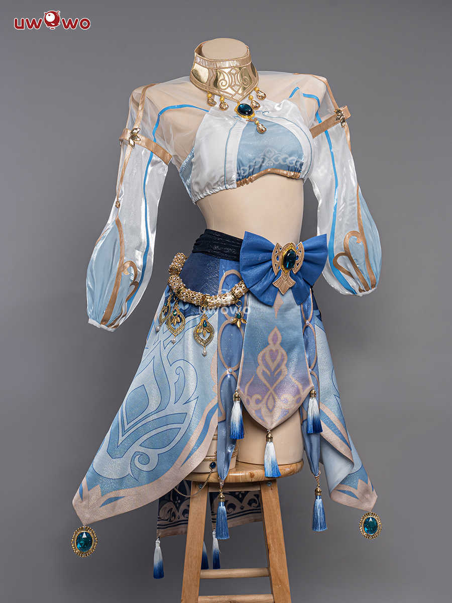Anime Costumes UWOWO Nilou Cosplay Game Genshin Impact Sumeru Nilou Come Hydro Female Cosplay Halloween Christmas Come Full Set Z0301