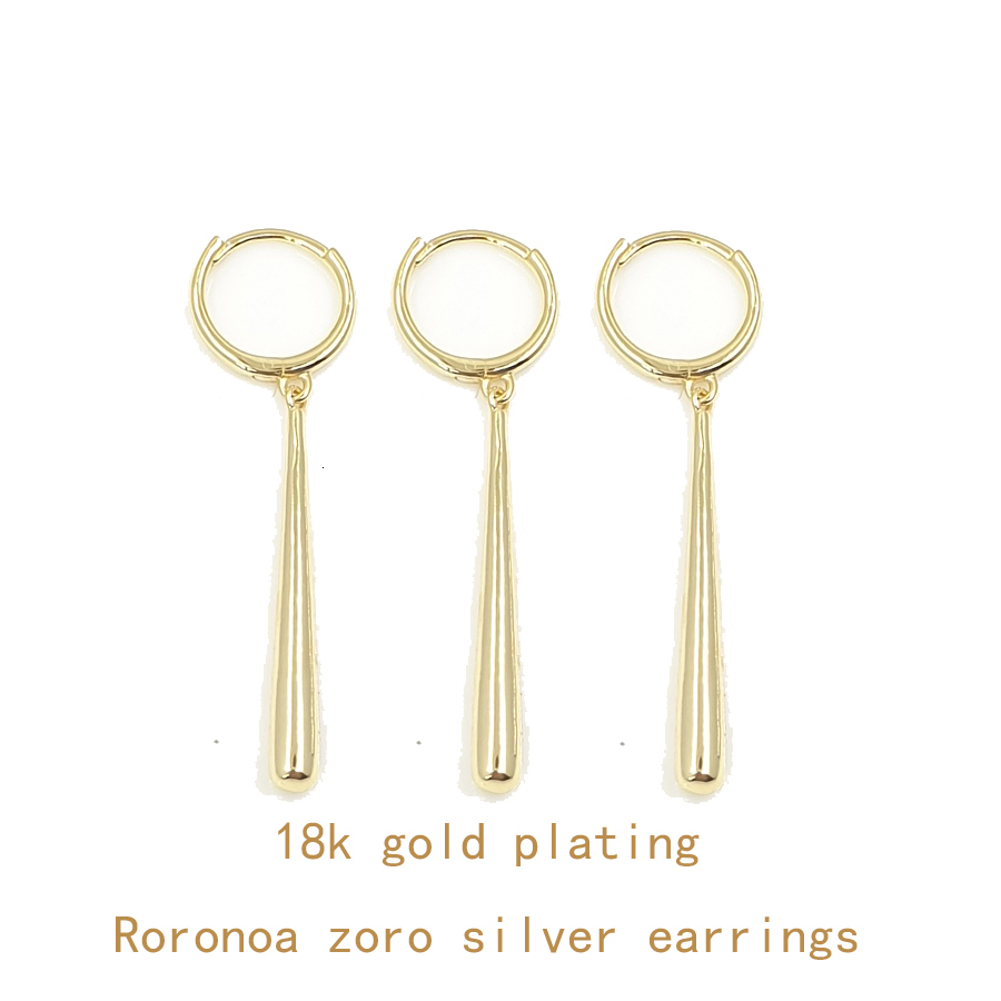 Ear Cuff Roronoa zoro earring for Roronoa zoro cosplay earring daily wear high quality Anime fans gift 925 silver earring 230306