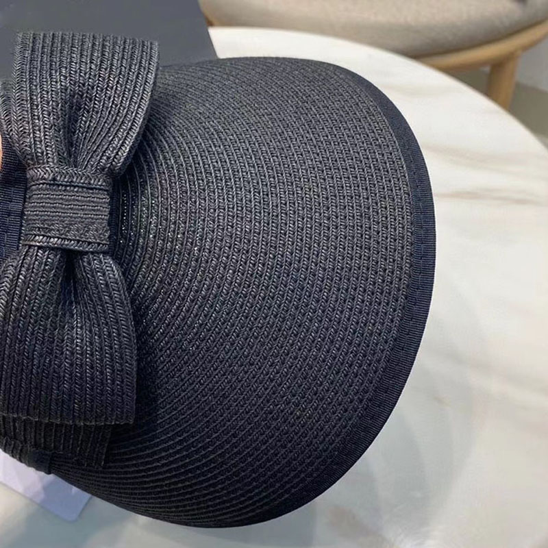 Elastic Adjustable Straw Hats for Women Beach Travel Sun Shade Wide Brim Hats without Cap Female Bowknot Fashion Street Casquette