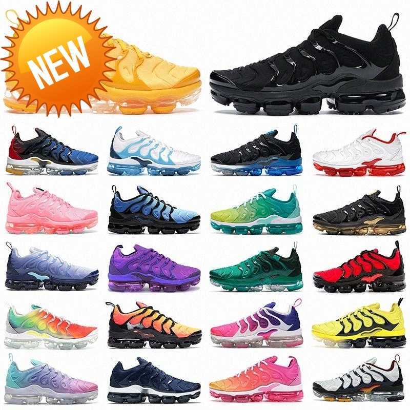 NEW STAR Outdoor Designer Running Shoes Tn Plus Tns vapor 3 max Men Women Trainers Psychic Blue Atlanta White Volt Triple Black Orange Fuchsia