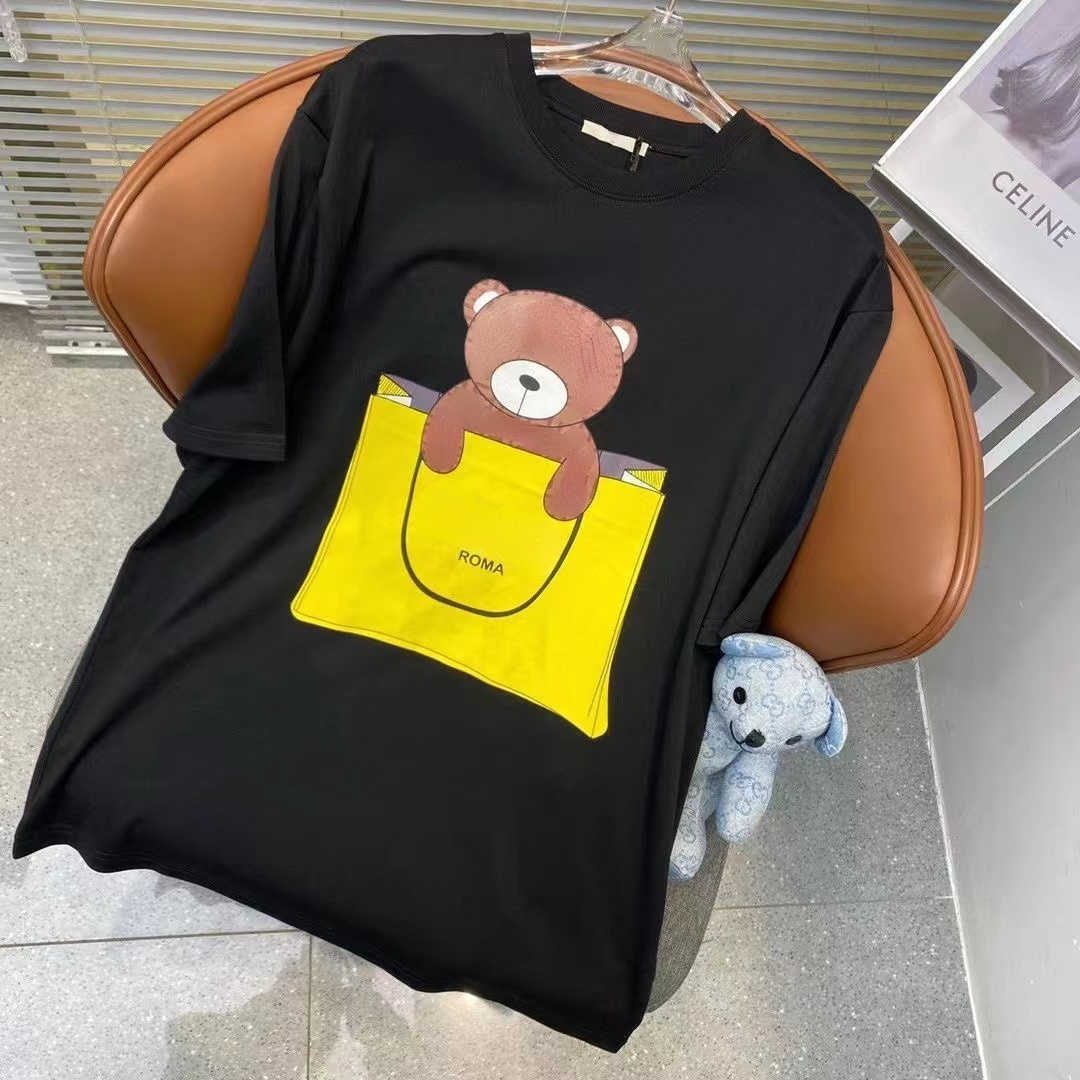 Plus Size t Shirt Men Women Short Sleeved Tshirt Cotton Sweatshirt Designer Round Neck T-shirt Pullover Shirts Sports Tee YYEQ, Black-3
Plus Size t Shirt Men Women Short Sleeved Tshirt Cotton Sweatshirt Designer Round Neck T-shirt Pullover Shirts Sports Tee YYEQ, Black-3