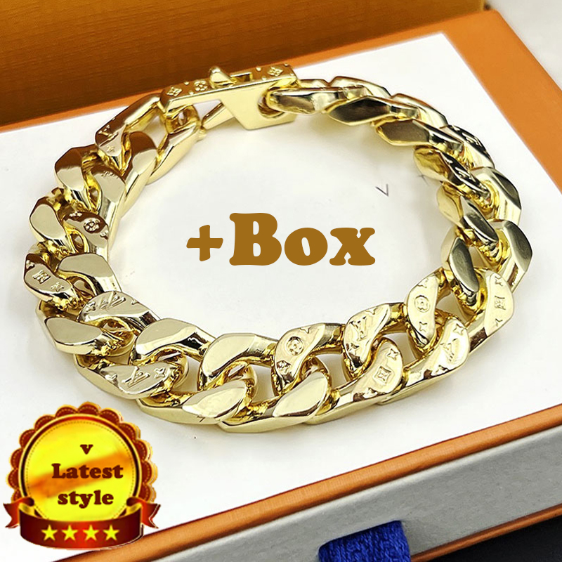 Luxury Designer Golden Chain Fashion Bracelets Men And Womens Bracelets Love Jewelry Valentine's Day Gift
Luxury Designer Golden Chain Fashion Bracelets Men And Womens Bracelets Love Jewelry Valentine's Day Gift