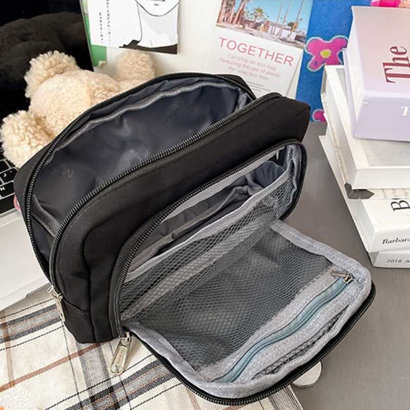Pencil Bags Girl Large Capacity Pencil Bag Aesthetic School Cases Kawaii Stationery Holder Bag Children Pen Case Students School Supplies J230306