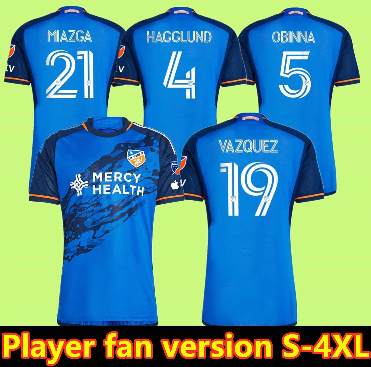mls 2023 FC Cincinnati soccer jerseys 23 24 Hagglund Obinna Vazquez home away Miazga football shirt thailand quality MEN SIZE -XXL fans pla, Black
mls 2023 FC Cincinnati soccer jerseys 23 24 Hagglund Obinna Vazquez home away Miazga football shirt thailand quality MEN SIZE -XXL fans pla, Black