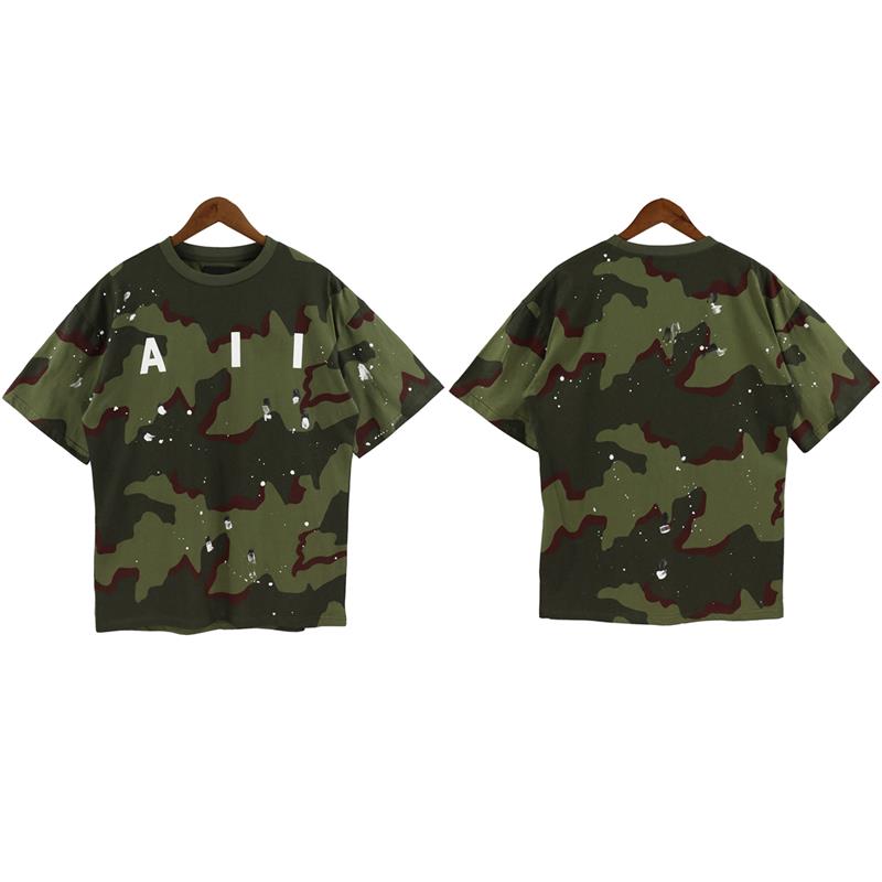 2023 Spring and summer new men's T-shirt camouflage crewneck short sleeve men's and women's loose tide brand hand-painted hip hop couple models
2023 Spring and summer new men's T-shirt camouflage crewneck short sleeve men's and women's loose tide brand hand-painted hip hop couple models