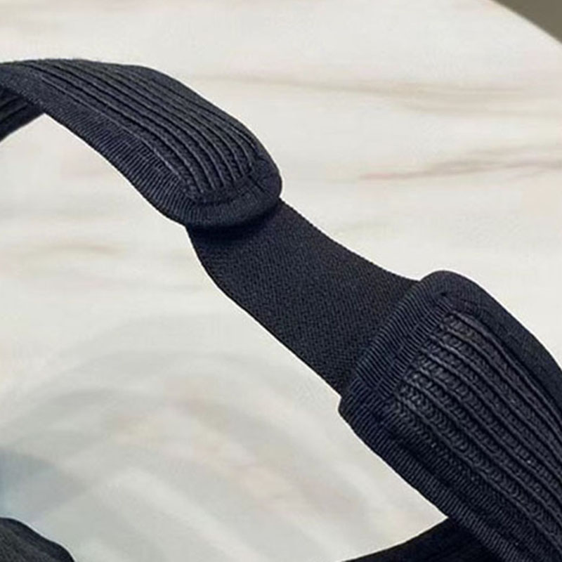 Elastic Adjustable Straw Hats for Women Beach Travel Sun Shade Wide Brim Hats without Cap Female Bowknot Fashion Street Casquette