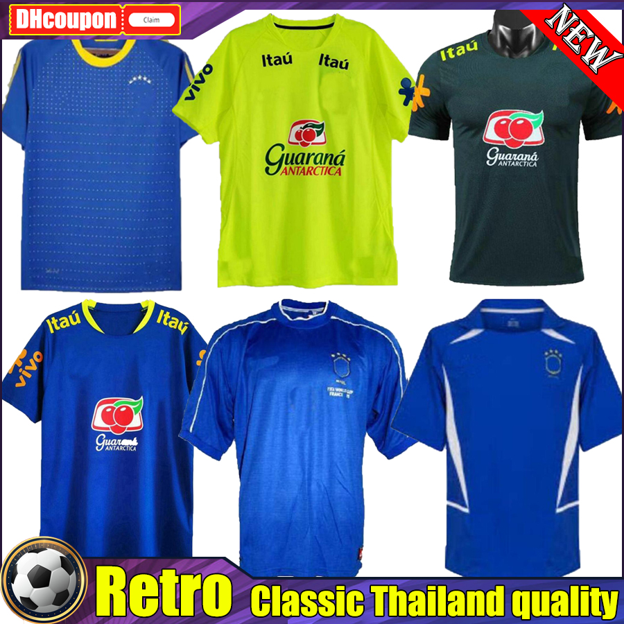 Brasil Camisa de futebol Retro Soccer Jerseys 2002 2004 2006 2010 Vintage Maillot Classic Football Shirt 57 88 94 98 00#9 RONALDO #10 RIVALDO #11 RONALDINHO, 17
Brasil Camisa de futebol Retro Soccer Jerseys 2002 2004 2006 2010 Vintage Maillot Classic Football Shirt 57 88 94 98 00#9 RONALDO #10 RIVALDO #11 RONALDINHO, 17