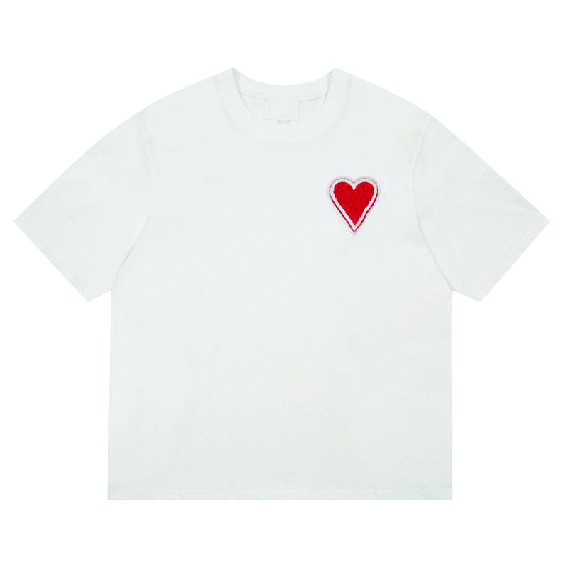 amis Women shirts designers Red t Heart top Round Neck tees 2023SS Letters Embroidery Pullover Loose tee couple High Street Cotton Casual Classic XD7L, 10
amis Women shirts designers Red t Heart top Round Neck tees 2023SS Letters Embroidery Pullover Loose tee couple High Street Cotton Casual Classic XD7L, 10
