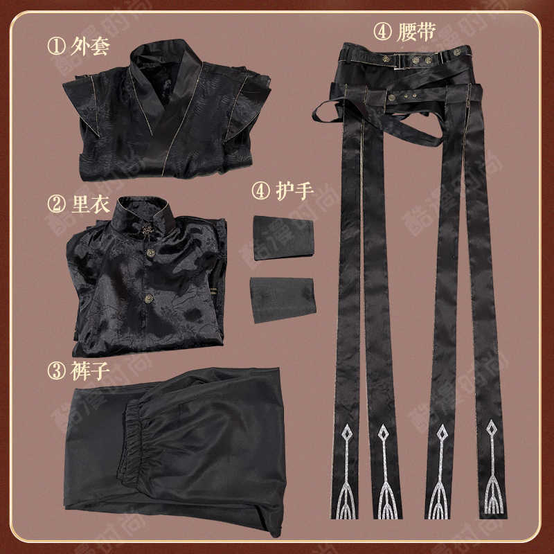 Anime Costumes He Xuan Cosplay Anime Tian Guan Ci Fu Manga Version Cosplay Ming Yi Women Ver Heaven Official's Bless Mingyi Cosplay Wigs Shoes Z0