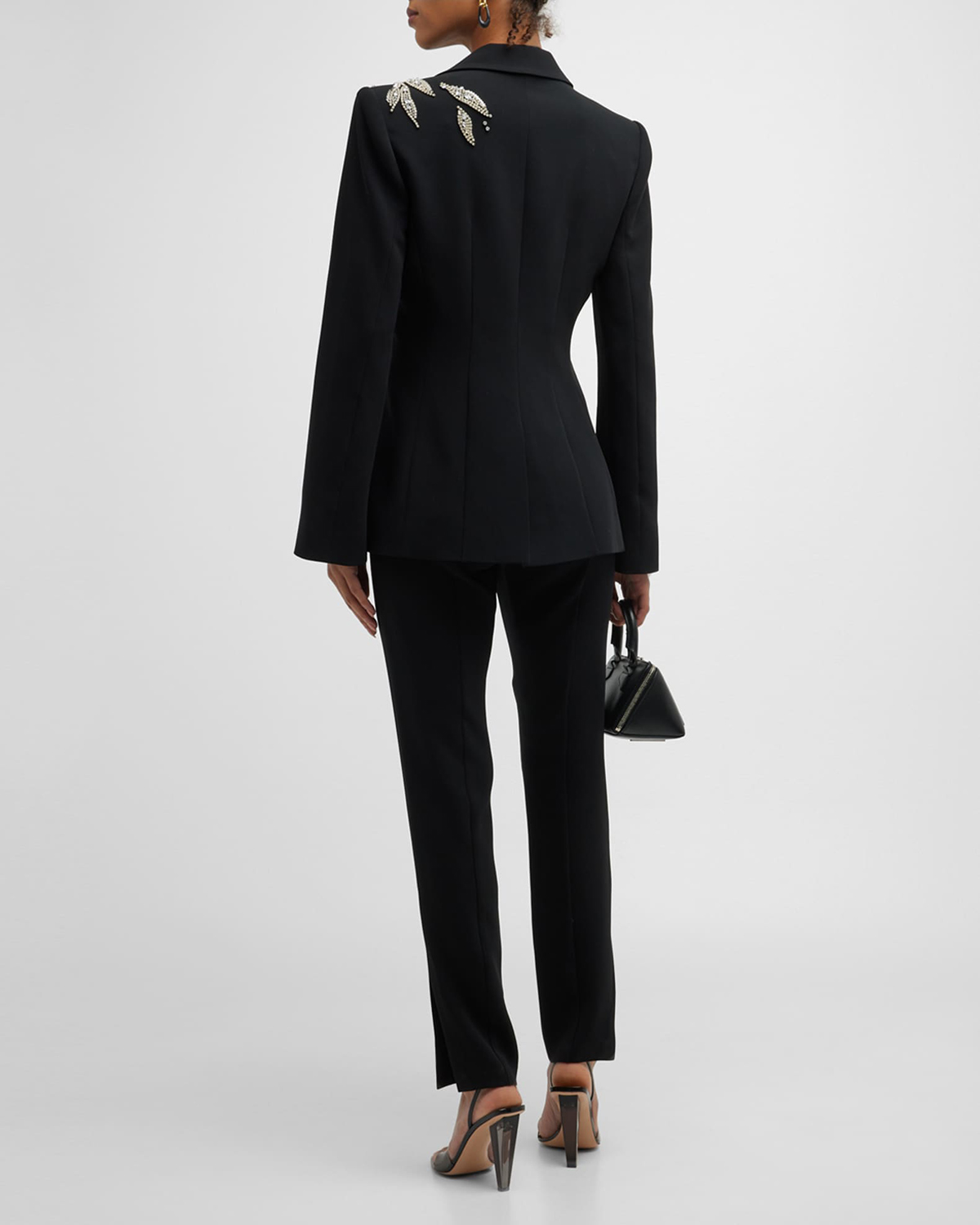 Designer Fashion Runway Suit Set Women's Slim Fit Single Button Jacket Slim Fit Only Coat