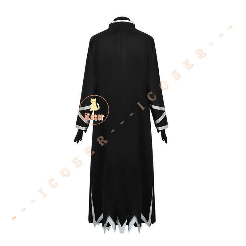 Anime Costumes Anime Bleach Kurosaki Ichigo Cosplay Come ThousandYear Blood War Wig Black Shinigami Attire Outfit Uniform Halloween Men Set Z0301