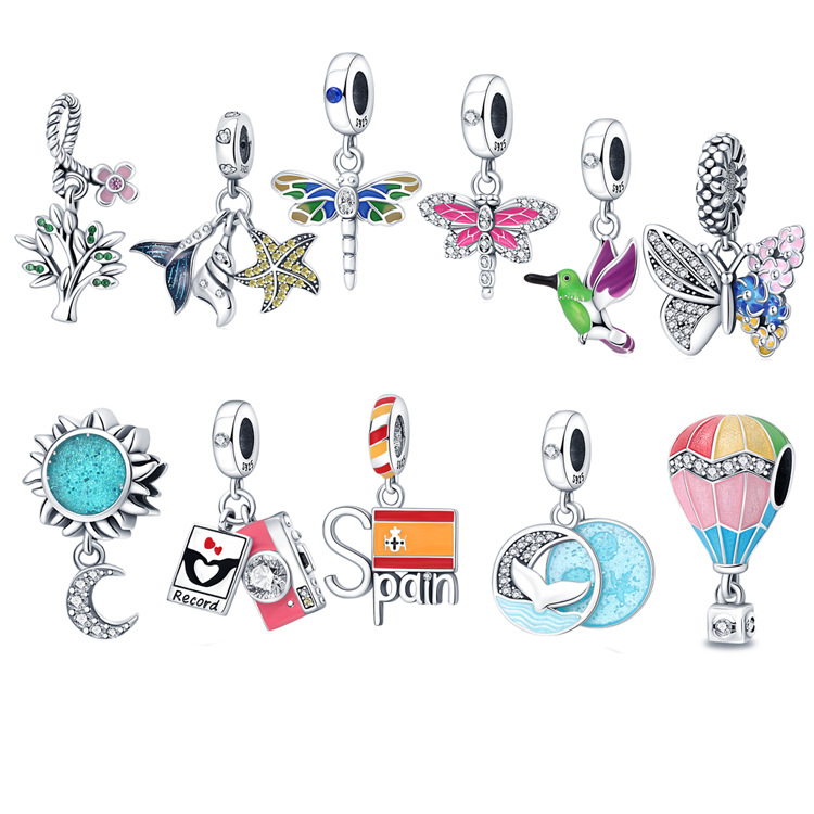 Pandora S925 Sterling Silver Spring Series Flower Tree Flower Butterfly Hanging Charm Is Suitable for Bracelet DIY Fashion Jewelry
Pandora S925 Sterling Silver Spring Series Flower Tree Flower Butterfly Hanging Charm Is Suitable for Bracelet DIY Fashion Jewelry