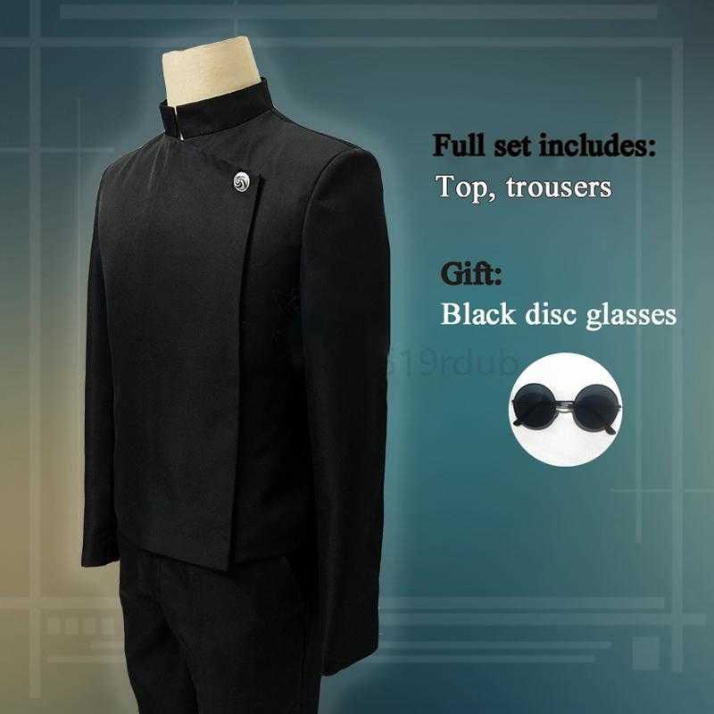 Anime Costumes Jujutsu Kaisen Gojo Satoru Geto Suguru Cosplay Come Anime Male Female School Uniform Outfit Glasses Wig Halloween Carnical Z0301