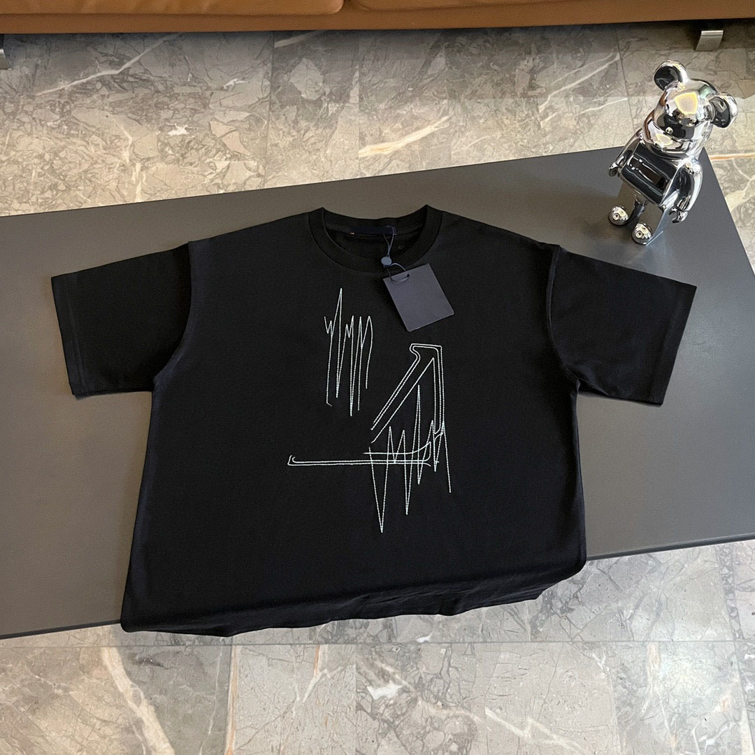 Men's Plus Tees & Polos Round neck embroidered and printed polar style summer wear with street pure cotton d2rfw