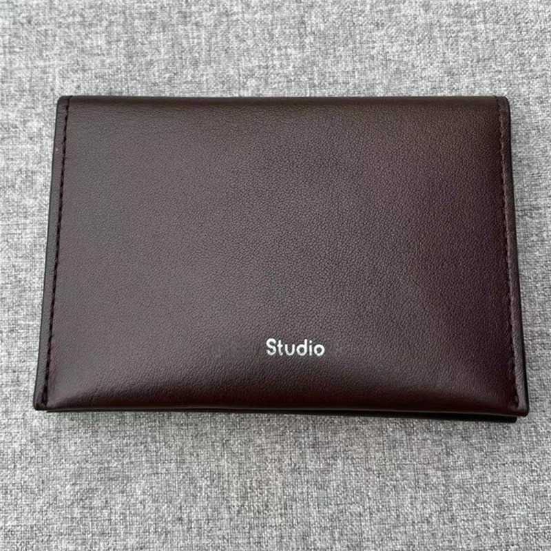 Leather Brown Acnes wallet Studio Designer Card Holder Coin Purse Smiley Black Mini card pack Portable Leather Bifold purse Men Women 7NGE ZFC2 ZFC2
Leather Brown Acnes wallet Studio Designer Card Holder Coin Purse Smiley Black Mini card pack Portable Leather Bifold purse Men Women 7NGE ZFC2 ZFC2