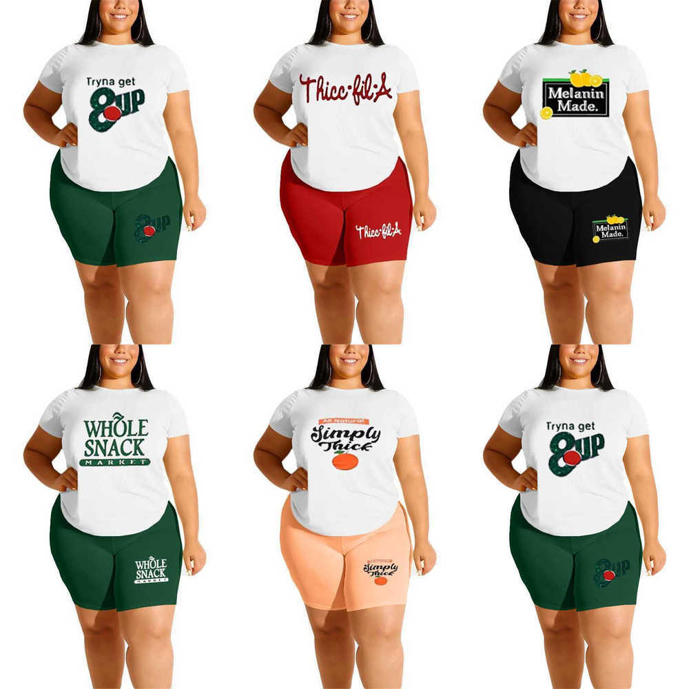 Plus Sizes Tracksuits For Women Designer Two Pieces Set 2023 Large Laides Fashion Casual Solid Color Printed Short Sleeve Shorts Sportwear, Light orange-5
Plus Sizes Tracksuits For Women Designer Two Pieces Set 2023 Large Laides Fashion Casual Solid Color Printed Short Sleeve Shorts Sportwear, Light orange-5