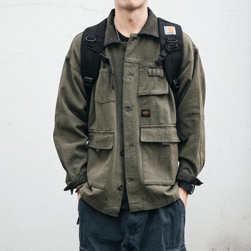 Men's Jackets Japanese Streetwear Spring Army Green Lapel Work Jacket 2023 Harajuku Casual Quality Coats Clothing Military Tops Male
Men's Jackets Japanese Streetwear Spring Army Green Lapel Work Jacket 2023 Harajuku Casual Quality Coats Clothing Military Tops Male
