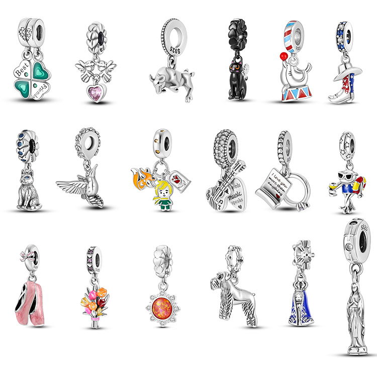 Pandora S925 Pure Silver Frog Life Circle and Guardian Angel Charm Suitable for Bracelet DIY Fashion Jewelry
Pandora S925 Pure Silver Frog Life Circle and Guardian Angel Charm Suitable for Bracelet DIY Fashion Jewelry