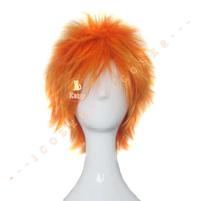 Anime Costumes Anime Bleach Kurosaki Ichigo Cosplay Come ThousandYear Blood War Wig Black Shinigami Attire Outfit Uniform Halloween Men Set Z0301