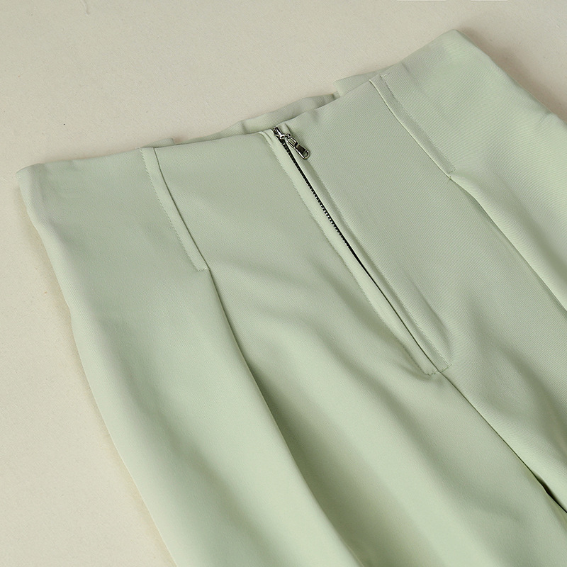 Women's Pants Capris Spring Women Pants Casual High Waist Women Casual Long Pants Female Trousers Outwear Pure Color Stright Pants 230306