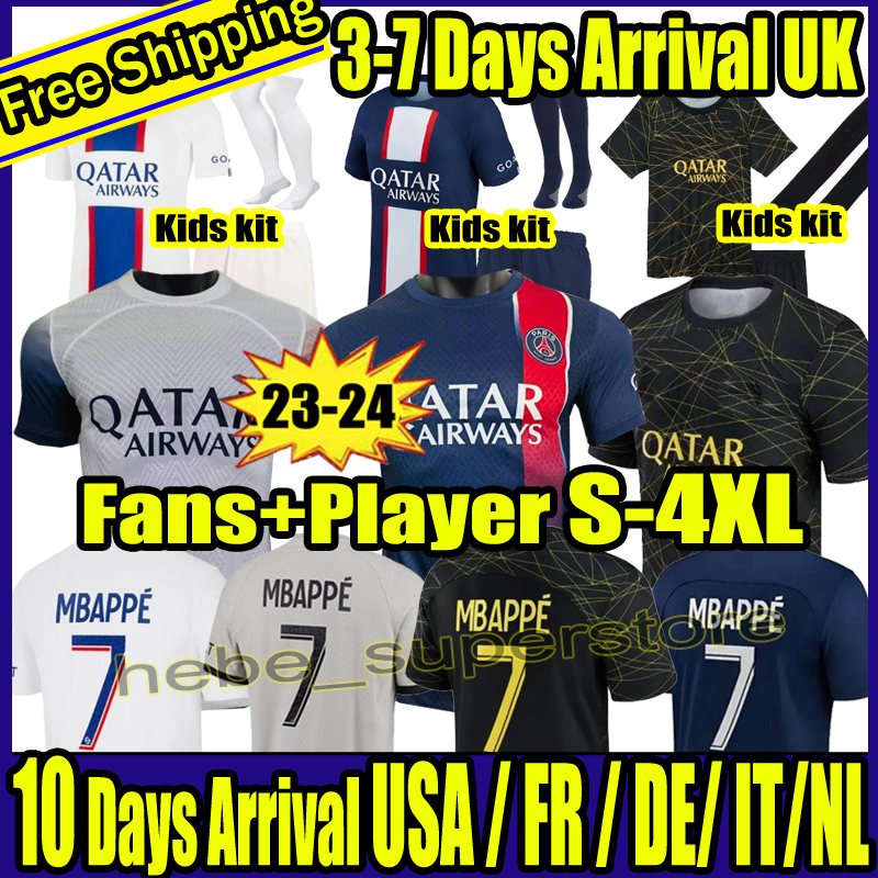 4XL 22 23 Thai soccer jersey Player / Fans MBAPPE VERRATTI HAKIMI SERGIO RAMOS 2022 2023 MARQUINHOS KIMPEMBE SERGIO football tops men and kids PsGs champion, Home
4XL 22 23 Thai soccer jersey Player / Fans MBAPPE VERRATTI HAKIMI SERGIO RAMOS 2022 2023 MARQUINHOS KIMPEMBE SERGIO football tops men and kids PsGs champion, Home