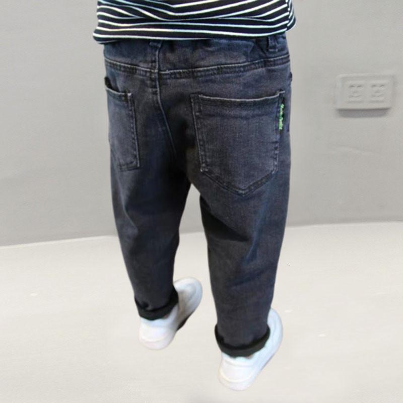 Jeans Jeans For Toddler Boys Winter Clothes Fleece Thermal Pants Baby Cotton Denim Trousers Solid Color Casual Loose Kids Jeans 7 8 9Y 230306