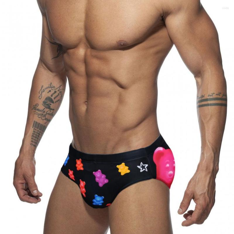 Women's Swimwear Sexy Bear Print Mens Swim Briefs Pouch Padded Swimsuit Men Swimming Trunks UXH Man Beach Surf Bathing Suit Sport Wear, No pad
Women's Swimwear Sexy Bear Print Mens Swim Briefs Pouch Padded Swimsuit Men Swimming Trunks UXH Man Beach Surf Bathing Suit Sport Wear, No pad