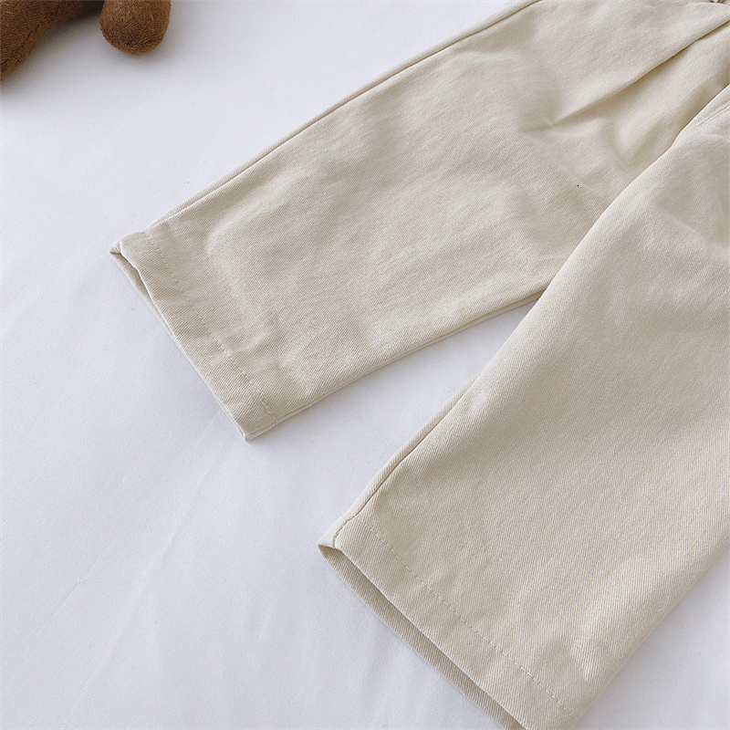 Jeans Lawadka 1-6Years Spring Autumn Kids Pants For Boys Casual Children's Jeans Trousers High Waist Solid Clothing 230306