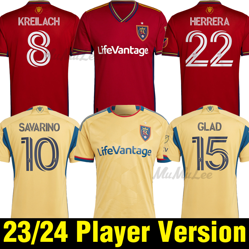 2023 2024 Real Soccer Jerseys Salt 23 24 mLS HERRERA MERAM Uniform Mens RED Lake home away Rusnak KREILACH KIT Football Shirts Herrera
2023 2024 Real Soccer Jerseys Salt 23 24 mLS HERRERA MERAM Uniform Mens RED Lake home away Rusnak KREILACH KIT Football Shirts Herrera