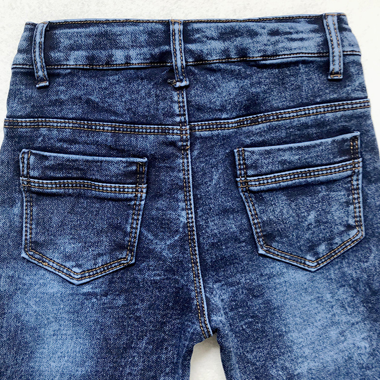 Jeans IENENS Autumn Boy's Jeans Clothes Kids Cowboy Pants Children Casual Denim Clothing Bottoms Trousers Baby Boy Casual Stretch Jean 230306