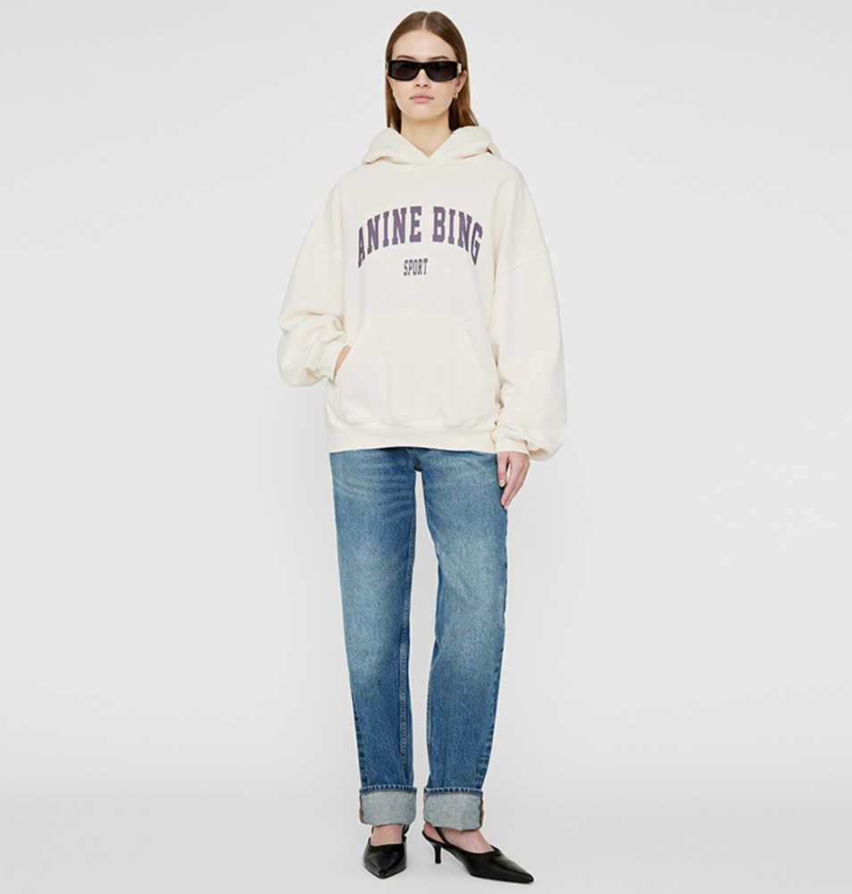 2023ss Anine Bing Harvey Hooded Sweater Women Designer Loose Fleece Sweatshirt Fashion Hoodies Fashion Pullover, Creamy-white
2023ss Anine Bing Harvey Hooded Sweater Women Designer Loose Fleece Sweatshirt Fashion Hoodies Fashion Pullover, Creamy-white