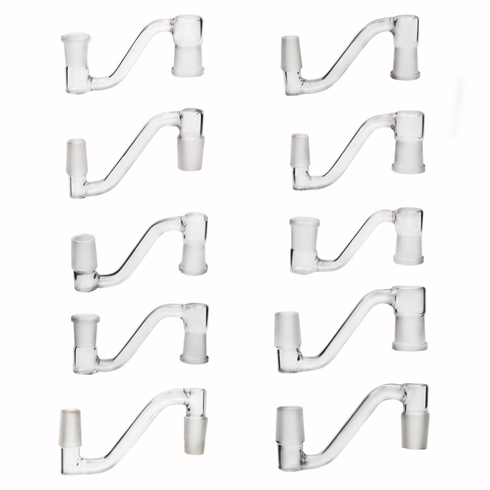 Sidestep glass adapter for water bong pipe 10mm 14mm 18mm male to female