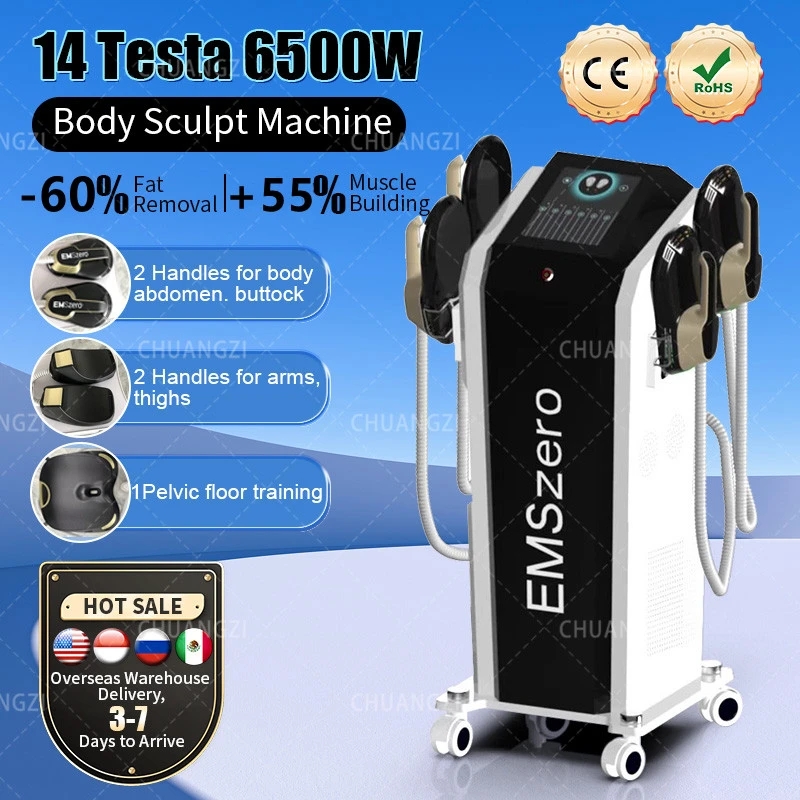 2023 Upgraded EMSzero RF Equipment 14Tesla Sculpt Machine Electromagnetic Hiemt EMS Body Countouring Muscle Stimulation Equip for Sale
2023 Upgraded EMSzero RF Equipment 14Tesla Sculpt Machine Electromagnetic Hiemt EMS Body Countouring Muscle Stimulation Equip for Sale