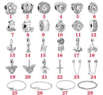 High Quality Sterling Silver Pandora Charm White Series Pacifier Bear Angel Wing Bracelet Beads Pendant
High Quality Sterling Silver Pandora Charm White Series Pacifier Bear Angel Wing Bracelet Beads Pendant