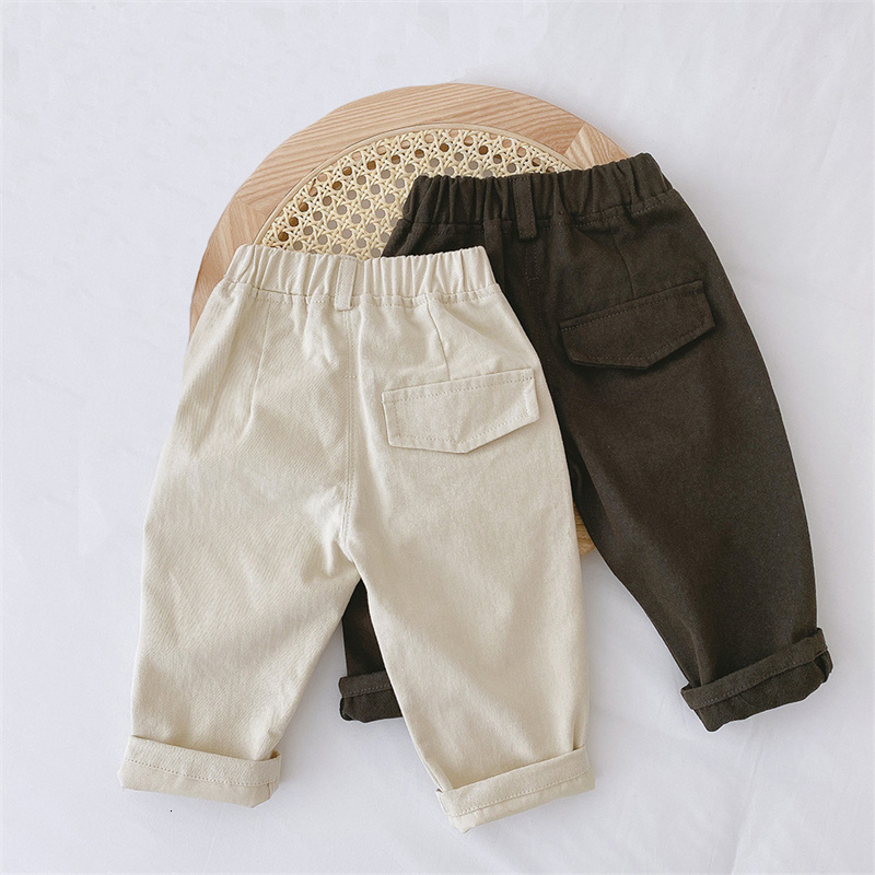 Jeans Lawadka 1-6Years Spring Autumn Kids Pants For Boys Casual Children's Jeans Trousers High Waist Solid Clothing 230306
