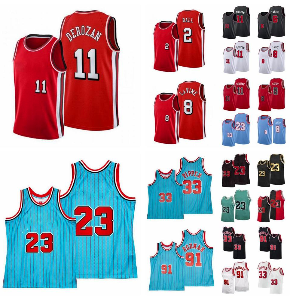 Basketball Jersey #11 Demar Derozan Zach LaVine #8 Goat #23 Pippen #33 Rodman #91 Ball #2 Men Youth 21-22 city jersey and mesh retro jerses S-XXL
Basketball Jersey #11 Demar Derozan Zach LaVine #8 Goat #23 Pippen #33 Rodman #91 Ball #2 Men Youth 21-22 city jersey and mesh retro jerses S-XXL