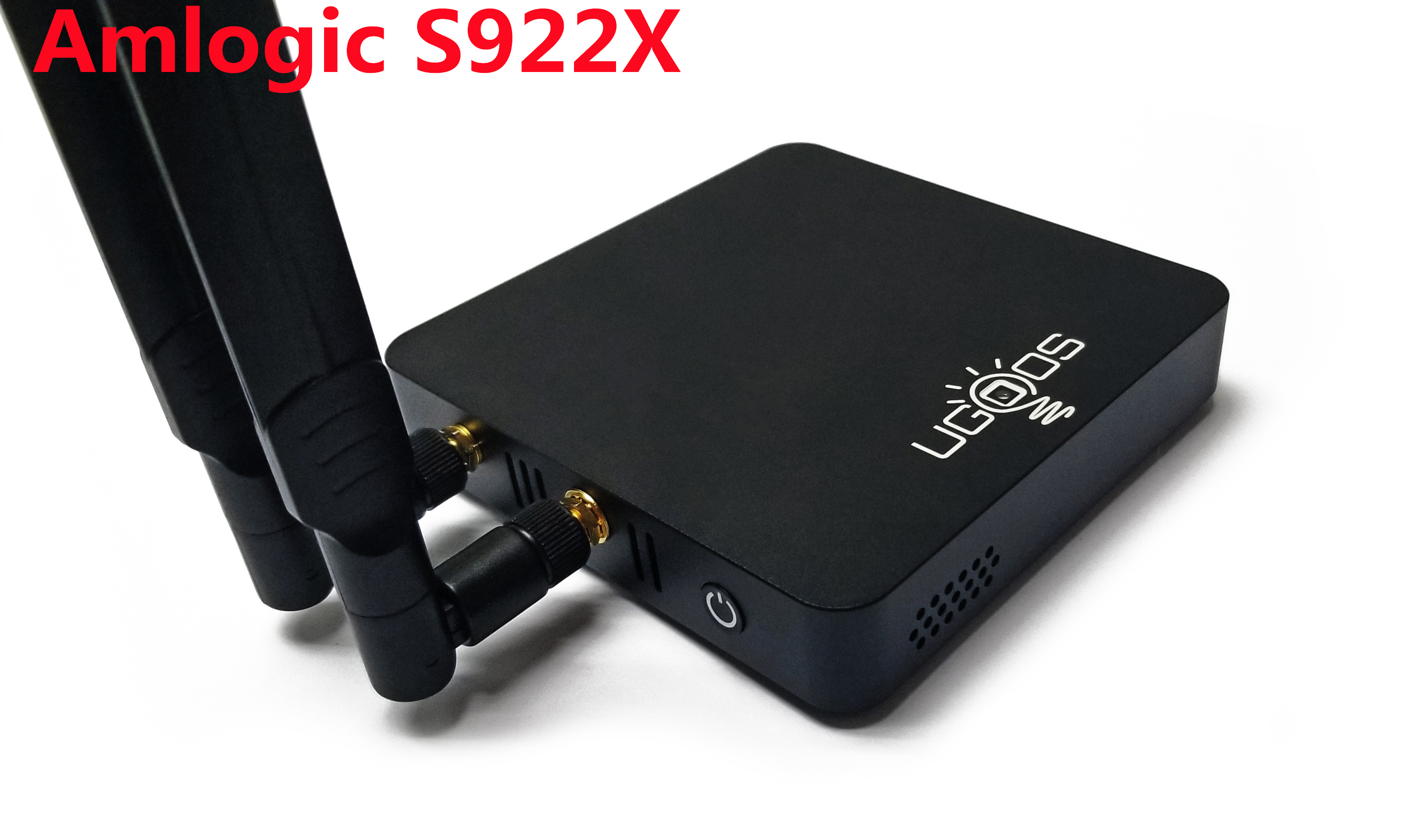 Set Top Box Ugoos AM6B plus Amlogic S922XJ Android 9 Smart TV 4GB DDR4 32GB Wifi 6 1000M BT50 4K