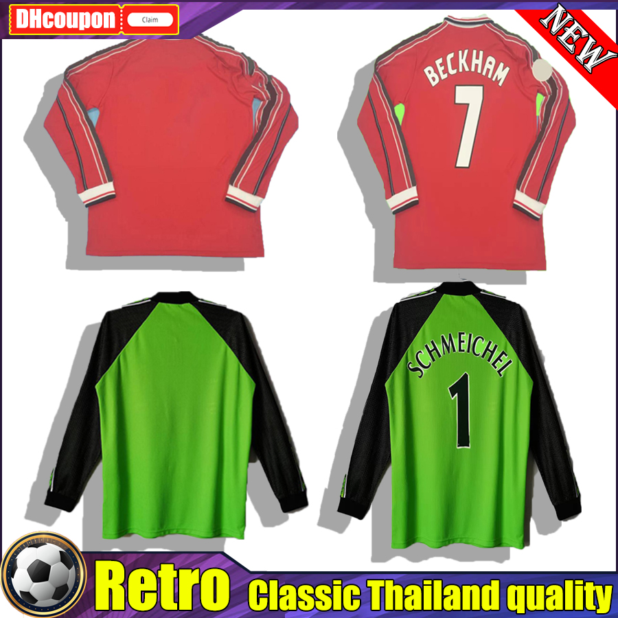 Retro Manchester MAN adult Soccer Jerseys 98 99 top Long Sleeve Vintage Classic Famous Football Jerseys Football Schmeichel CANTONA BECKHAM SOLSKJAER UTD full, 04 
Retro Manchester MAN adult Soccer Jerseys 98 99 top Long Sleeve Vintage Classic Famous Football Jerseys Football Schmeichel CANTONA BECKHAM SOLSKJAER UTD full, 04