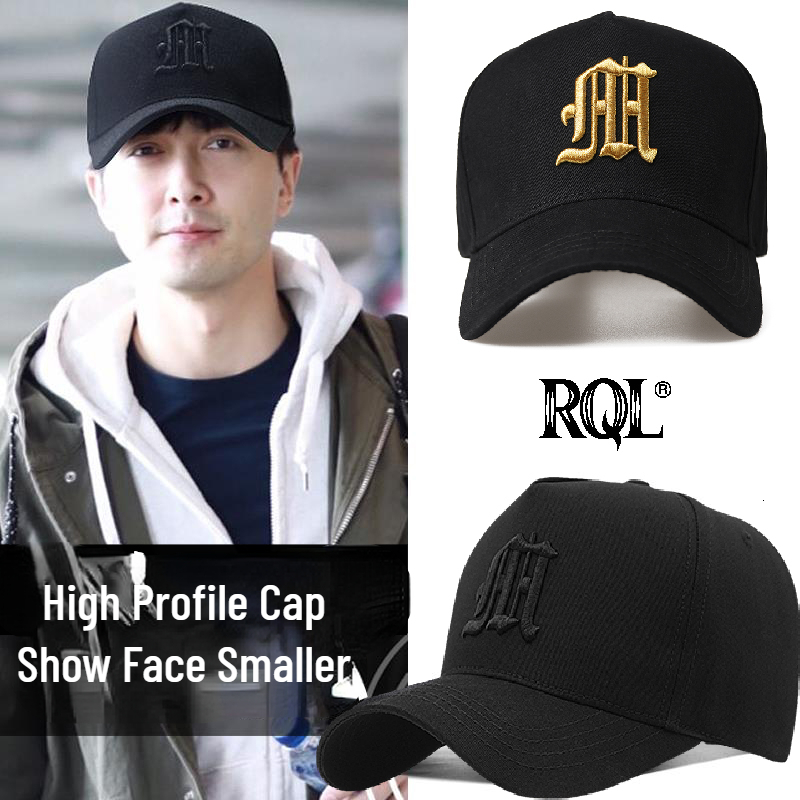 Ball Caps RQL Large Head Baseball Cap for Men High Profile Sports Golf Hat For Women Female Trucker Hat Fashion Embroidery